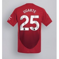 Camisa de Futebol Manchester United Manuel Ugarte #25 Equipamento Principal 2024-25 Manga Curta